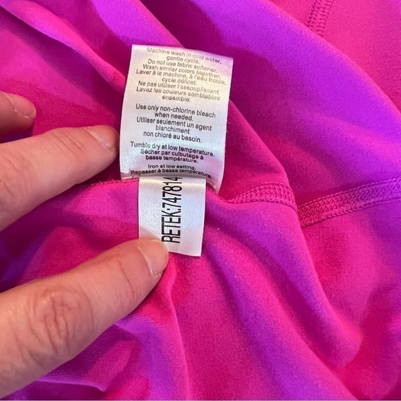 Hyba Women's Workout V-Neck Pink Workout Top, Size Medium - Picture 10 of 11